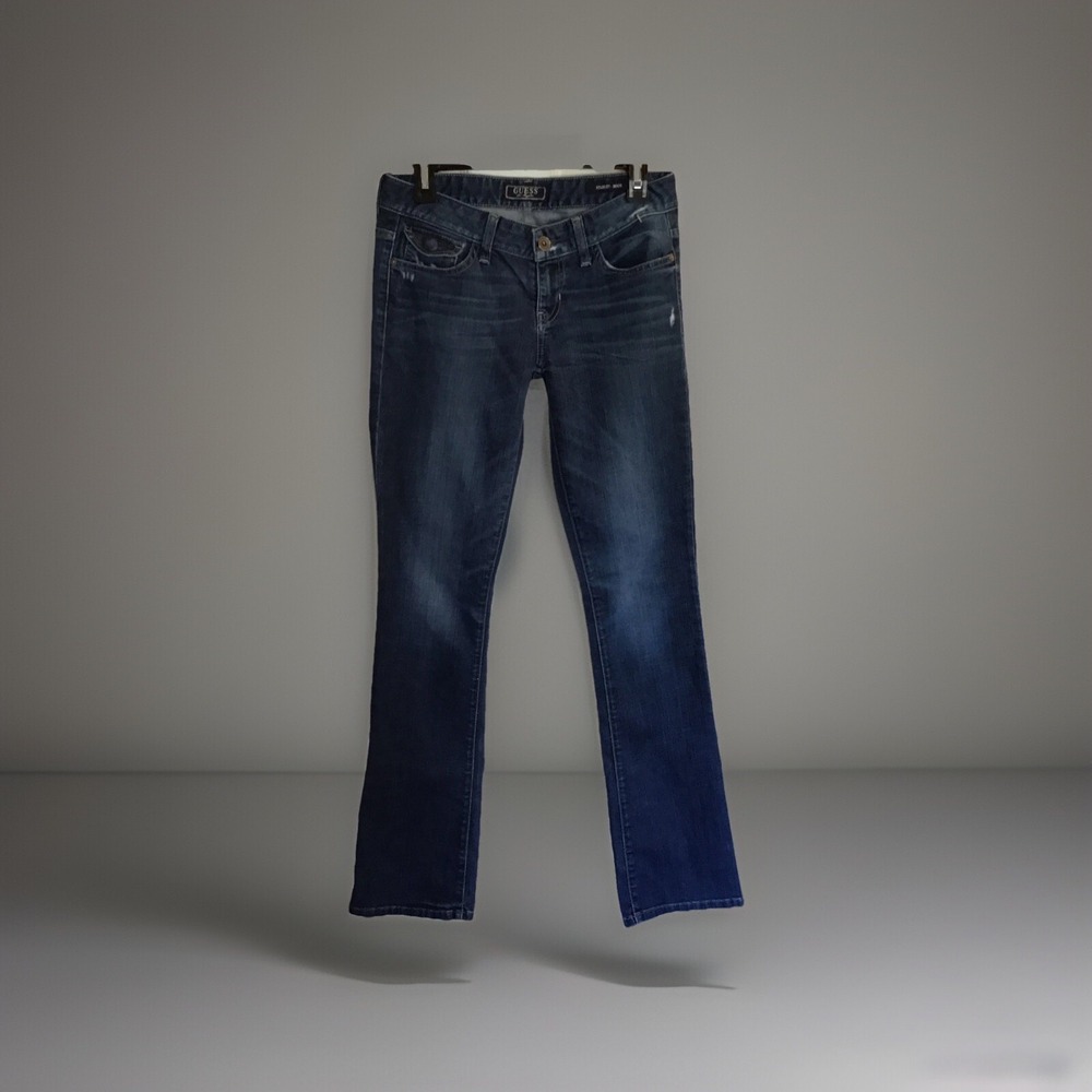 Guess Los Angeles Women's Jeans Size 27 Blue Stretch Starlet Slim Boot Cut - Picture 2 of 16